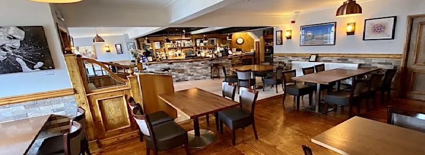 The dining room at Siena Restaurant, Swinton